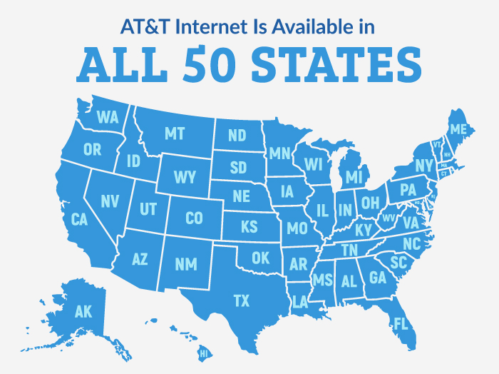 AT&T Availability Map